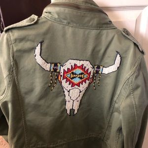 Ralph Lauren Beaded Military Jacket